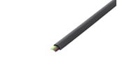 Netværkskabel - Pro Telephone flat cables 4-core 100 m reel AWG 30. - Sort - 100m - 4040849502538