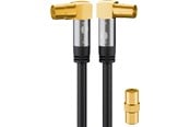 Antennekabel/stik - Pro TV antenna cable (135 dB) 4x shielded 10 m - 4040849704758