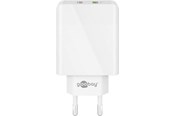 Mobil - Adaptere & Opladere - Pro Dual USB quick charger QC3.0 28W white - 4040849449574