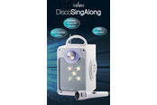 Musik - Stars Karaoke maskine med lyseffekter, mikrofon og Bluetooth, hvid - 30218