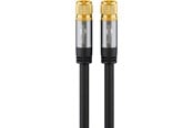 Antennekabel/stik - Pro SAT antenna cable (135 dB) 4x shielded 5m - 4040849706721