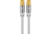 Antennekabel/stik - Pro SAT antenna cable (135 dB) 4x shielded 5m - 4040849706448