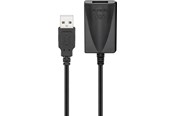 USB kabel - Pro Active USB 2.0 extension cable black - 4040849954399