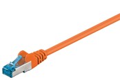Netværkskabel - Pro LAN CAT 6A S/FTP - Orange - 1m - 4040849936838