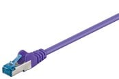 Netværkskabel - Pro LAN CAT 6A S/FTP - Lilla - 1m - 4040849956089