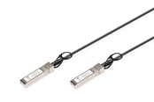 Netværkskabel - DIGITUS 10G SFP+ DAC Cable - 0.5m - Sort - 0.5m - DN-81220