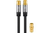 Antennekabel/stik - Pro TV antenna cable (135 dB) 4x shielded 3 m - 4040849703782