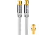 Antennekabel/stik - Pro TV antenna cable (135 dB) 4x shielded 1 m - 4040849703133