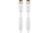 Antennekabel/stik - Pro Antenna cable with ferrite (80 dB) 2x shielded - 4040849277221