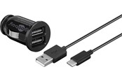 Mobil - Adaptere & Opladere - Pro USB Type-C™ Car charger set (12W/2.4A) - 4040849588204