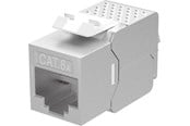 Netværkskabel - Pro Keystone module RJ45 CAT 6A STP slim-line - Sølv - 0cm - 4040849794483