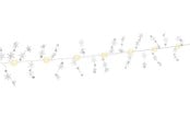 Lamper - Goobay Silver Wire String Light ''Snowflakes'' with 10 LEDs - 4040849579486