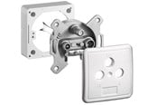 Tilbehør (Ophæng, fatninger, mv.) - Pro 3-way antenna-wall-socket set - 4040849688522