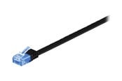 Netværkskabel - Pro LAN CAT 6A U/UTP flat - Sort - 2m - 4040849963230
