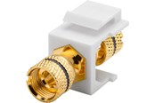 Netværkskabel - Pro Keystone module speaker - Sort - 4040849794766