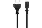 Strømkabel (ekstern) - Pro Strømkabel C7 (2 pins) - Sort - 0.5 m - Lige - 4040849973598