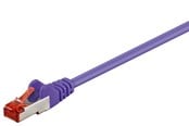 Netværkskabel - Pro LAN CAT 6 S/FTP - Lilla - 1 meter - Lilla - 1m - 4040849955860