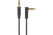 Audio kabel - Pro AUX audio connector cable 3.5 mm stereo 3-pin slim CU angled 1.5m - 4040849677847