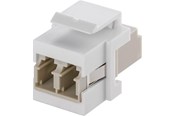 Netværkskabel - Pro KeyStone fibre optic cable module - Hvid - 4040849800009