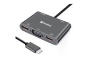 Dockingstation - Sandberg USB-C MultiPort Docking Station - 136-35