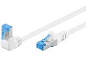 Netværkskabel - Pro LAN CAT 6A S/FTP 90° - Hvid - 3m - 4040849515668