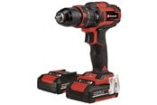 Skrue/Boremaskine - Einhell TE-CD 18/40 Li akku slagboremaskine med tilbehør 2x18V/2,0Ah batteri og lader - 4513992