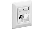 Tilbehør (Ophæng, fatninger, mv.) - Pro Faceplate to mount keystone jacks - 4040849959028