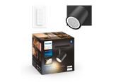 Smart Home - Philips Hue Runner Enkelt Spot - Sort - med Dimmer Switch - 929003812401