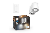 Smart Home - Philips Hue Pillar Dobbelt Spot - Hvid - med Dimmer Switch - 929003811501