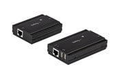 Repeater, boostere, bridges & transceiver - StarTech.com 4-Port USB 2.0 Extender Hub over Single CAT5e/CAT6 Ethernet Cable (RJ45) - 330ft (100m) - USB Extender Hub Adapter Kit - USB2004EXT100