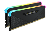 RAM - Corsair Vengeance RGB RS DDR4-3200 - 32GB - CL16 - Dual Channel (2 pcs) - AMD Optimized - Sort med RGB - CMG32GX4M2E3200C16