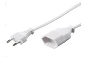 Strømkabel (ekstern) - Pro Euro extension 3 m white - PE030830W