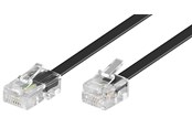 Netværkskabel - Pro Modular telephone cable - Sort - 15m - 4040849685798