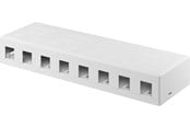 Netværkstilbehør - Pro Keystone empty housing 8 port - 4040849794261
