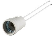 Tilbehør (Ophæng, fatninger, mv.) - Pro E27 lamp holder / base / socket with twin cable - 4040849091827