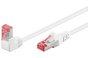 Netværkskabel - Pro LAN CAT 6 S/FTP - 90° - Hvid - 2m - 4040849515514