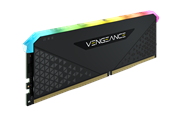 RAM - Corsair Vengeance RGB RS DDR4-3200 - 16GB - CL16 - Single Channel (1 pcs) - AMD Optimized - Sort med RGB - CMG16GX4M1E3200C16