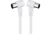 Antennekabel/stik - Pro Angled antenna cable (<70 dB) 2x shielded - 4040849115240