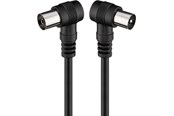 Antennekabel/stik - Pro Angled antenna cable (<70 dB) 2x shielded - 4040849115264