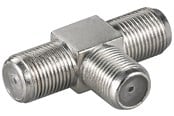 Antennekabel/stik - Pro F-adapter T-Type: F female > 2 F female - 4040849118487