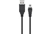 USB kabel - Pro Mini USB sync and charging cable Black - 4040849467127