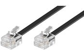 Netværkskabel - Pro Modular telephone cable - Sort - 10m - 4040849503191