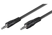 Audio kabel - Pro AUX audio connector cable 3.5 mm stereo flat cable - 4040849504495