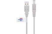 USB kabel - Pro USB-A <-> USB Mini-B (4-pin) - 2m - Grå - 4040849508318