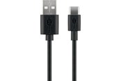 USB kabel - Pro USB-A <-> USB-C - 2m - USB 2.0 - Sort - PUSB2.0-AC-BLK-2M