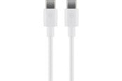 USB kabel - Pro USB-C <-> USB-C - 1m - Hvid - 4040849663178