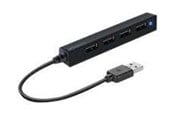 USB hub - Speed-Link SPEEDLINK SNAPPY SLIM USB hub - 4 ports - Sort - SL-140000-BK