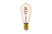 Smart Home - EGLO CONNECT.Z E27 ST64 spiral amber SMART pære M/TUNABLE WHITE - 12242