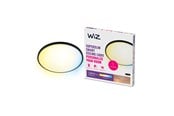 Smart Home - WiZ SuperSlim Smart Loftslampe Sort, 14W, Justerbar hvidt & Dæmpet lys - 929002685022