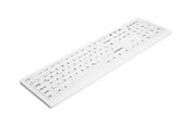 Tastatur - Cherry Active Key AK-C8100F - keyboard - German - white - Tastatur - Tysk - Hvid - AK-C8100F-FUS-W/GE